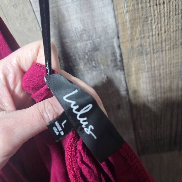 Lulus Learning to Fly Burgundy Halter Jumpsuit - Picture 4 of 5